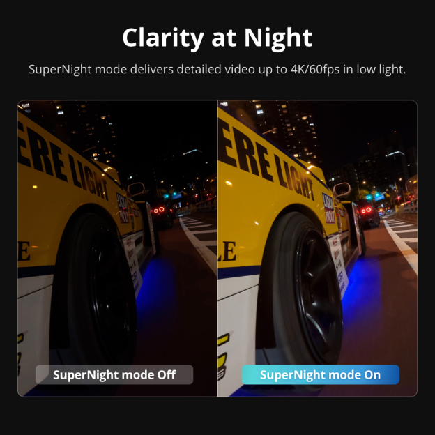 DJI Osmo Action 6 - 1/1.1” Sensor | 4K HDR | 240-min Battery | 50GB Storage | 20m Waterproof | SuperNight Mode | OsmoAudio Direct Mic