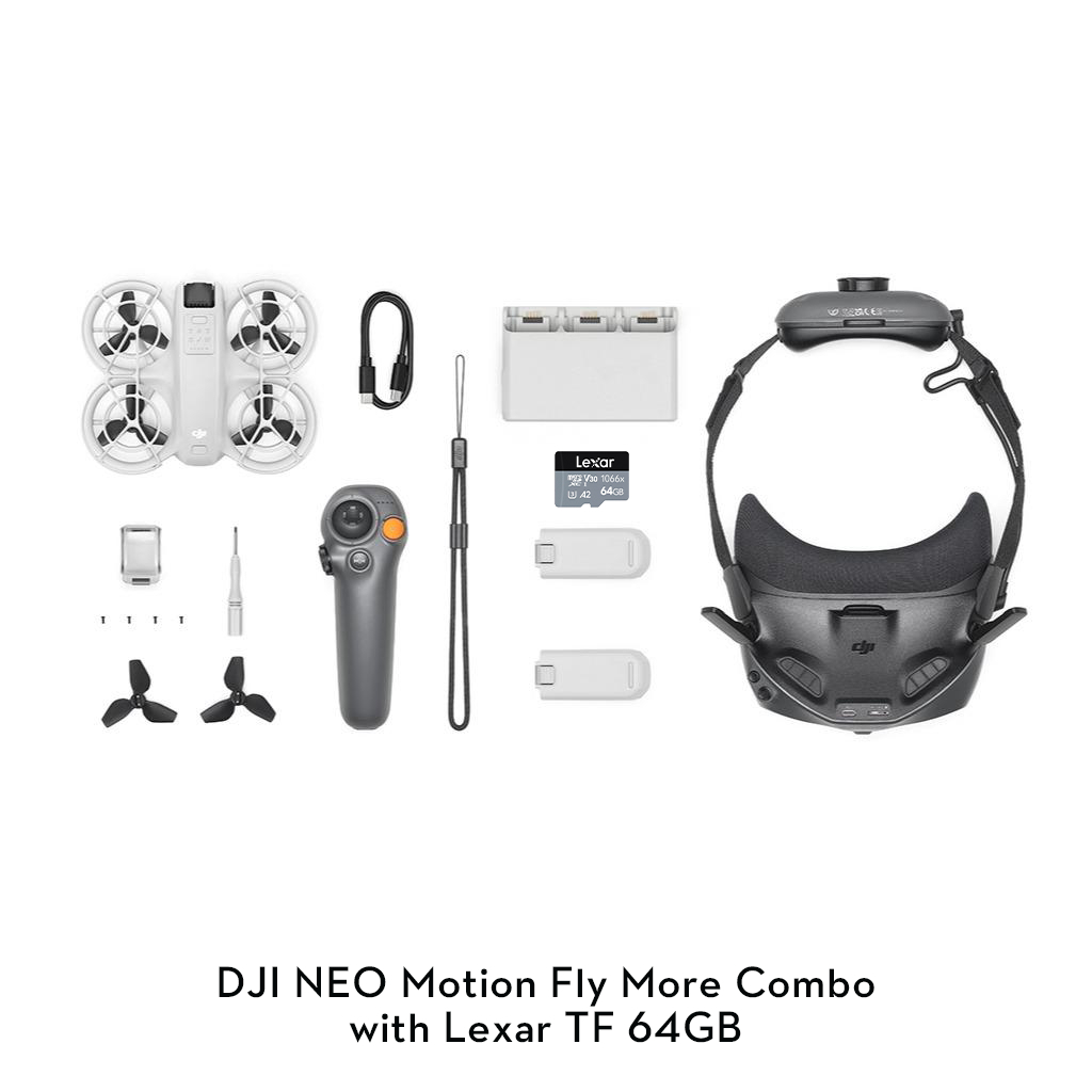 DJI Neo - Camera Drone | 4K/30fps | 135g Ultra Light Weight | Palm Landing | Beginner Friendly