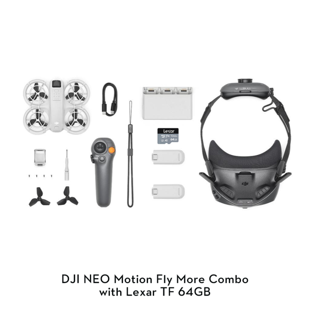 DJI Neo - Camera Drone | 4K/30fps | 135g Ultra Light Weight | Palm Landing | Beginner Friendly