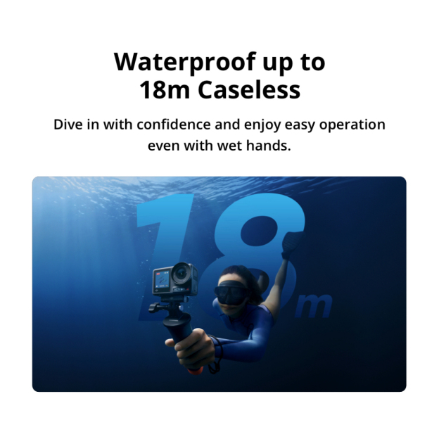 DJI Osmo Action 4 - Action Camera |10-bit & D-Log M Color Performance | Long-Lasting Battery Life