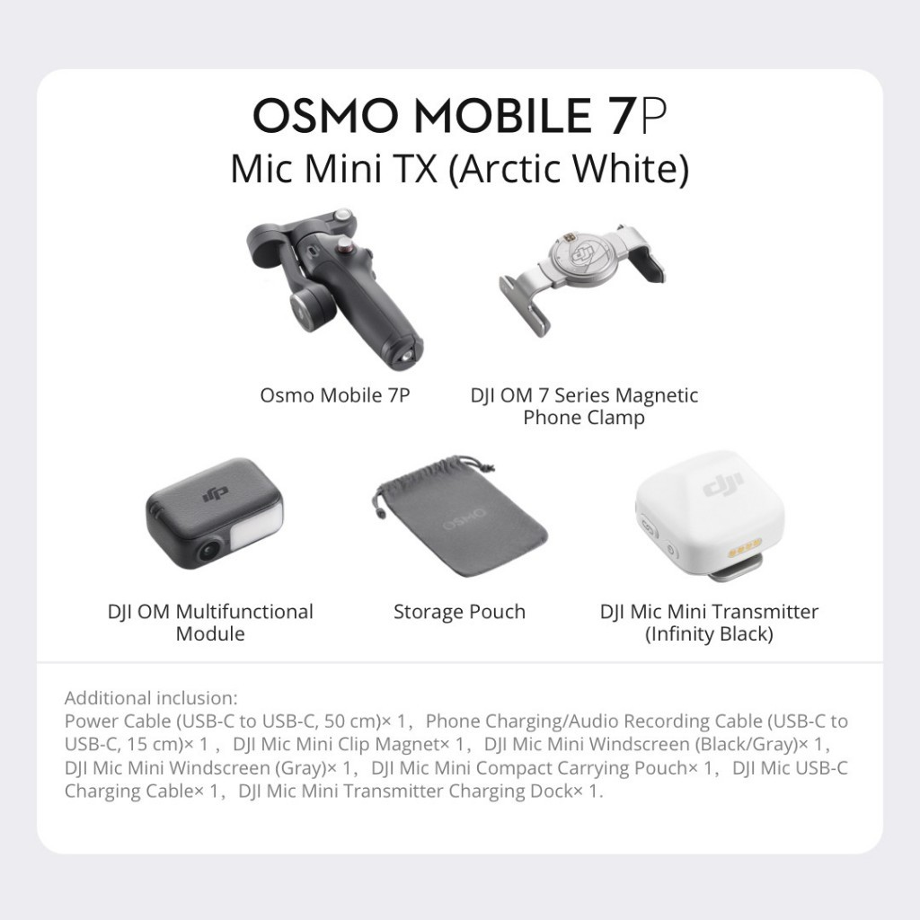 [NEW] DJI Osmo Mobile 7 Series - Handheld Gimbal | 3Axis Stabilization | 10hr Battery Life