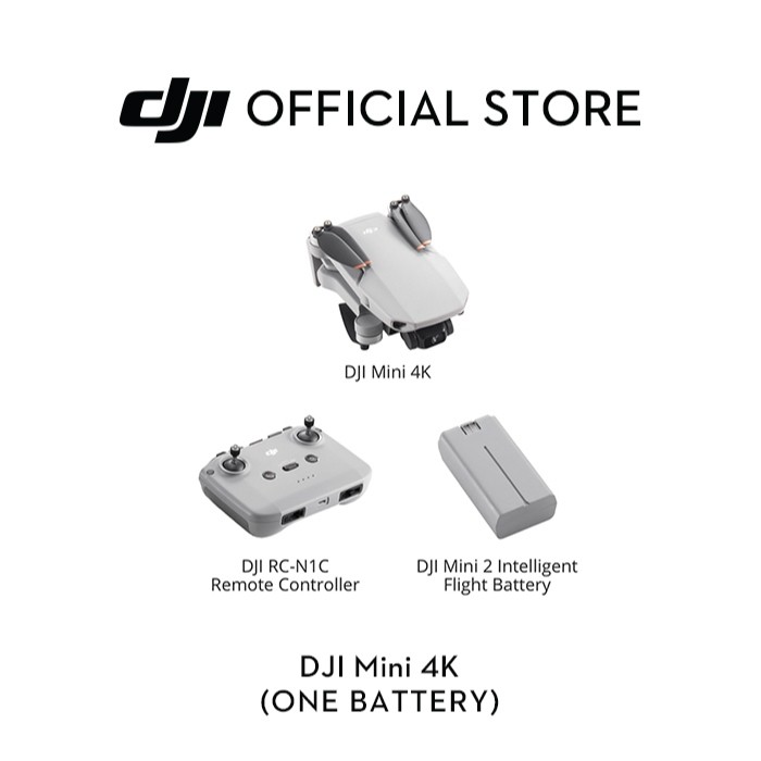 DJI Mini 4K - Light & Portable Camera Drone Under 249g | 4K/30fps High Quality Footage
