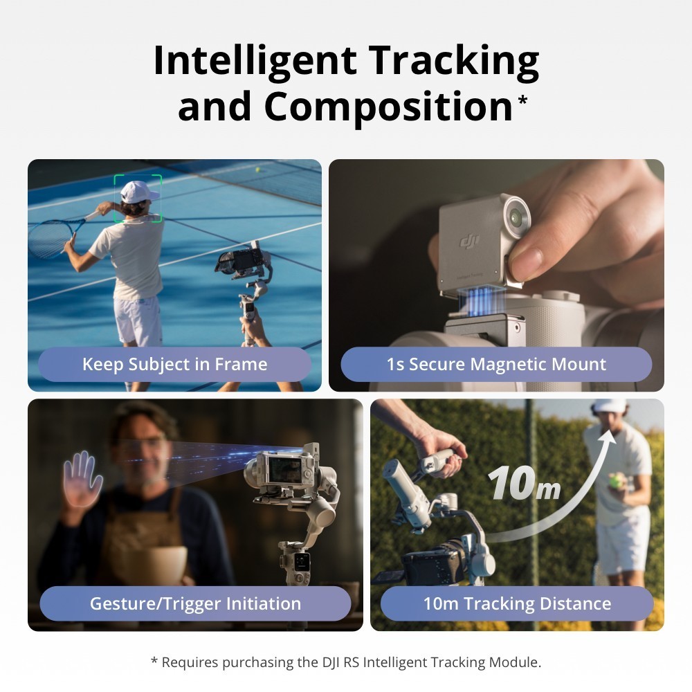 RS 4 Mini - Intelligent Tracking | Stunning Results | Auto Axis Locks, Start Filming Right Away