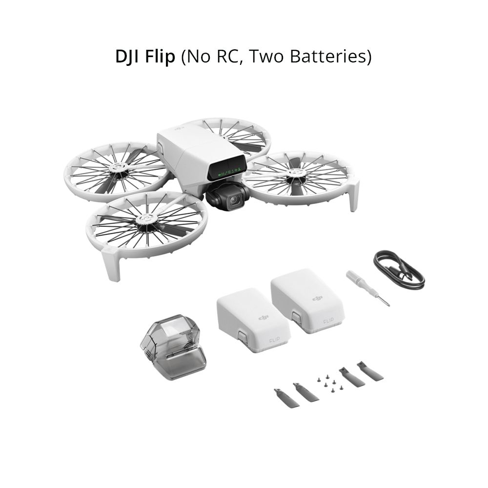 DJI Flip Foldable Full-Coverage Propeller Guard | 4K/60fps HDR Video | 31Min Max Flight