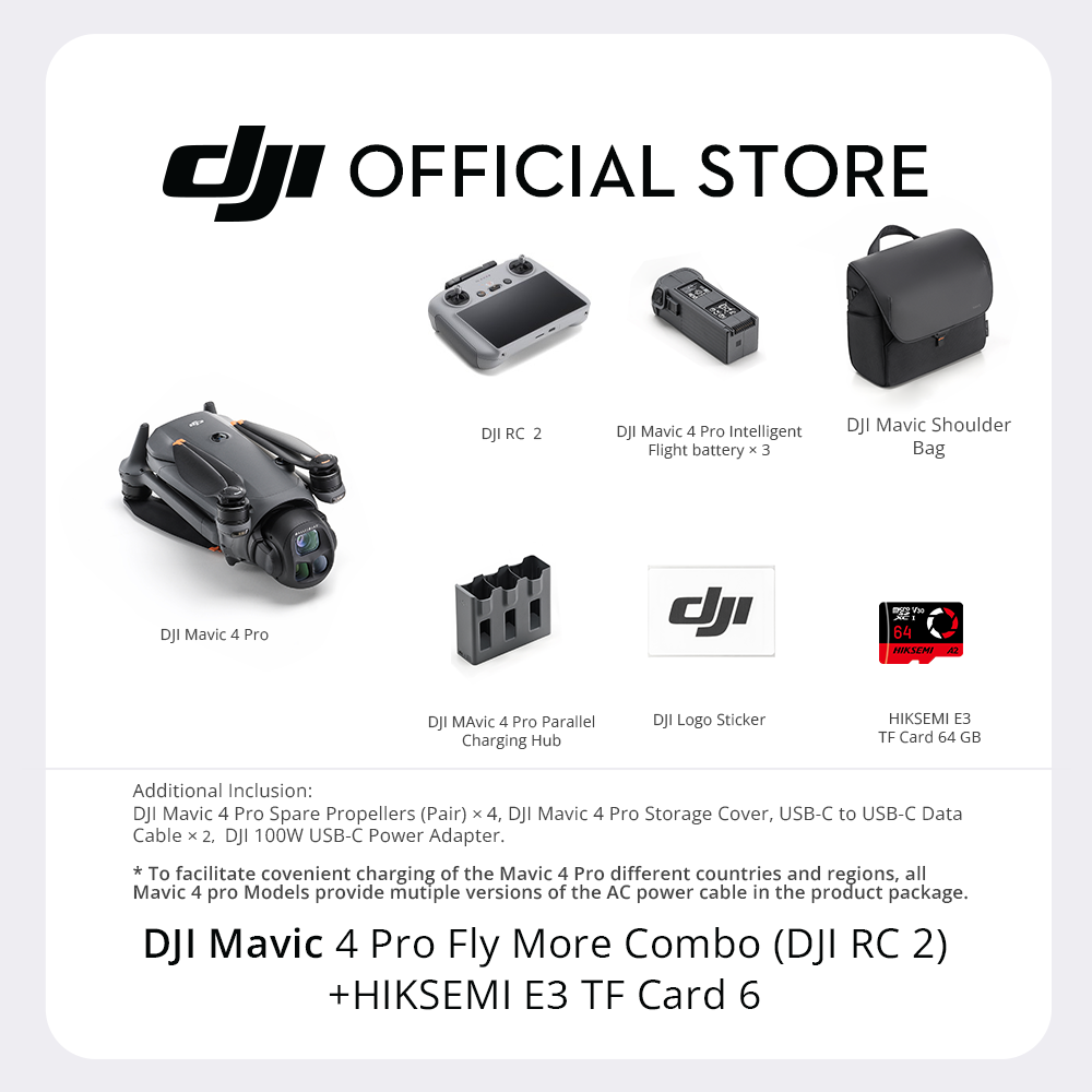 【NEW】DJI Mavic 4 Pro - Camera Drone | 100MP Hasselblad Camera| 51-Min Flight Time| Infinity Gimbal