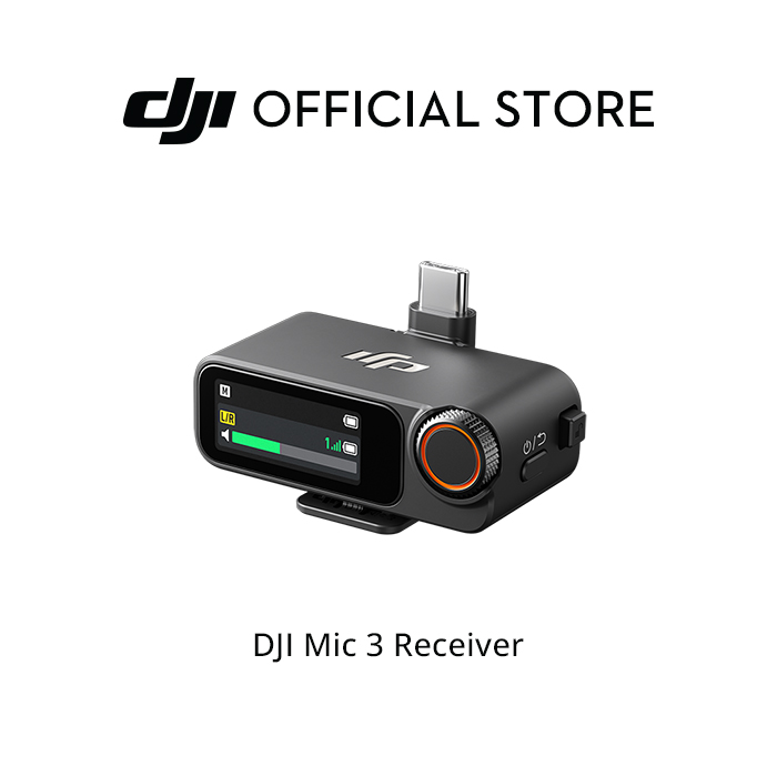 DJI Mic 3 Transmitter | Two-Level Noise Cancelling | Four-Channel Output