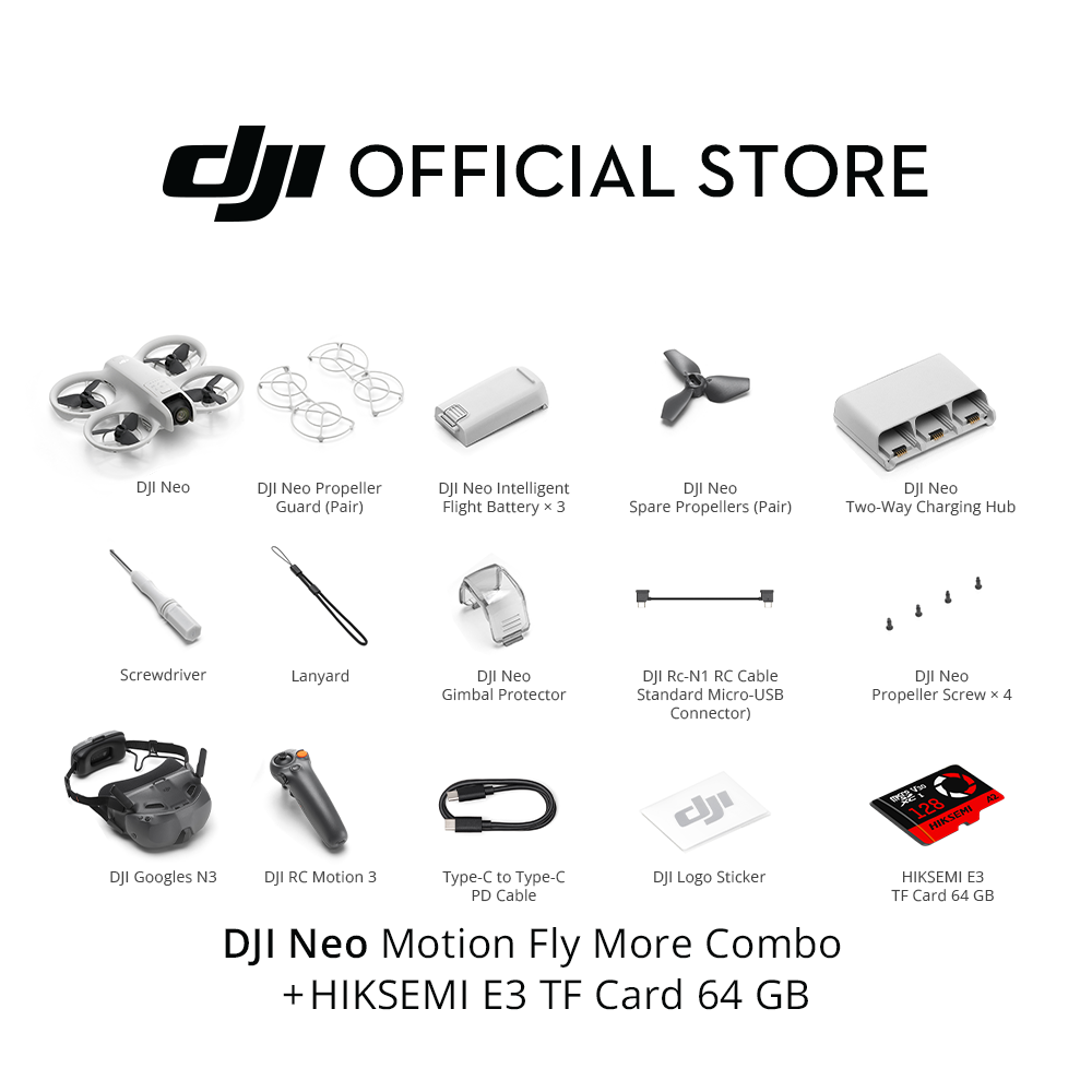 DJI Neo - Camera Drone | 4K/30fps | 135g Ultra Light Weight | Palm Landing | Beginner Friendly