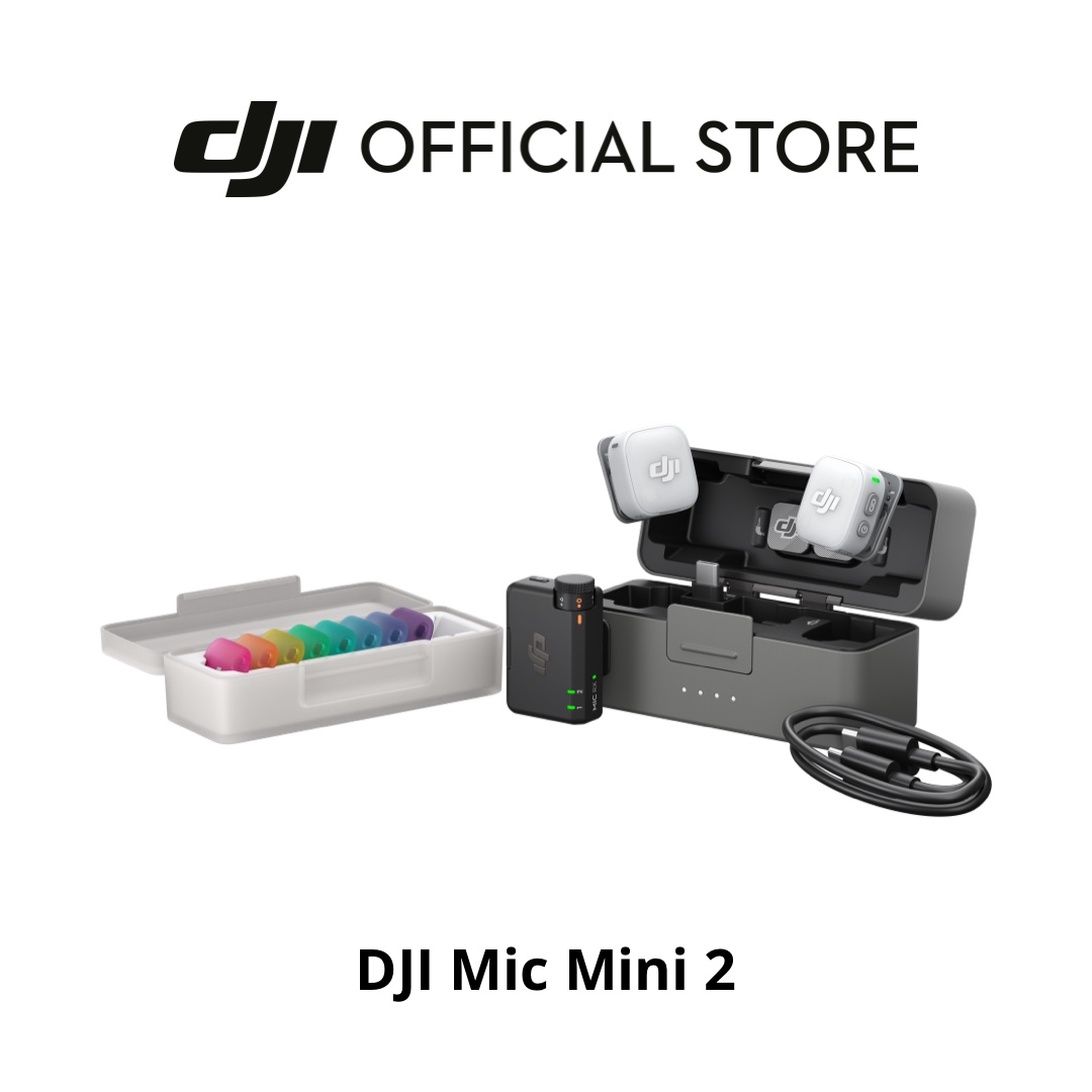 DJI Mic Mini 2 - Wireless Mic | Noise Cancelling | OsmoAudio