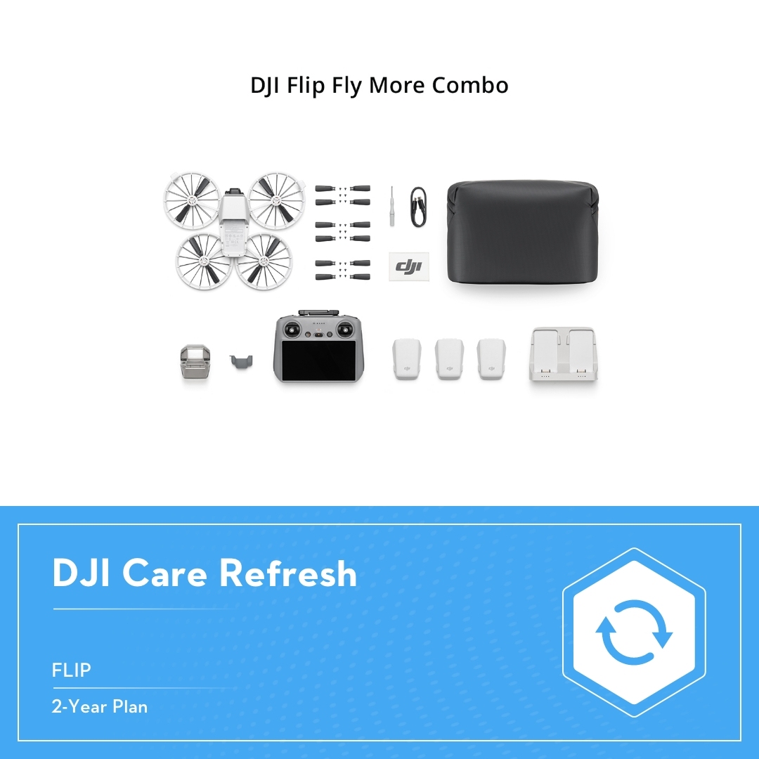 DJI Flip Foldable Full-Coverage Propeller Guard | 4K/60fps HDR Video | 31Min Max Flight