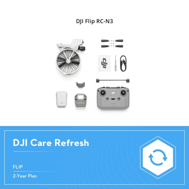 DJI Flip Foldable Full-Coverage Propeller Guard | 4K/60fps HDR Video | 31Min Max Flight