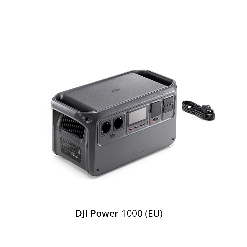  DJI POWER 1000/1000V2 (Power Station) -1024 Wh LiFePO₄ battery I 2200 W output I fast charge（50mins)