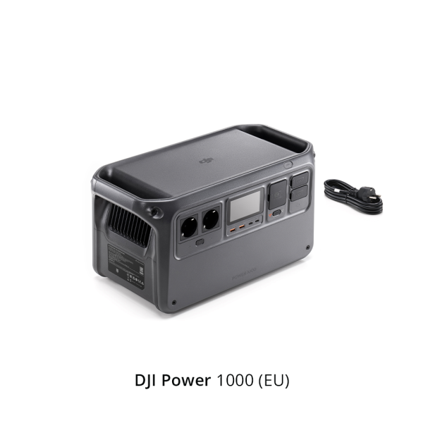  DJI POWER 1000/1000V2 (Power Station) -1024 Wh LiFePO₄ battery I 2200 W output I fast charge（50mins)