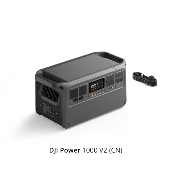  DJI POWER 1000/1000V2 (Power Station) -1024 Wh LiFePO₄ battery I 2200 W output I fast charge（50mins)