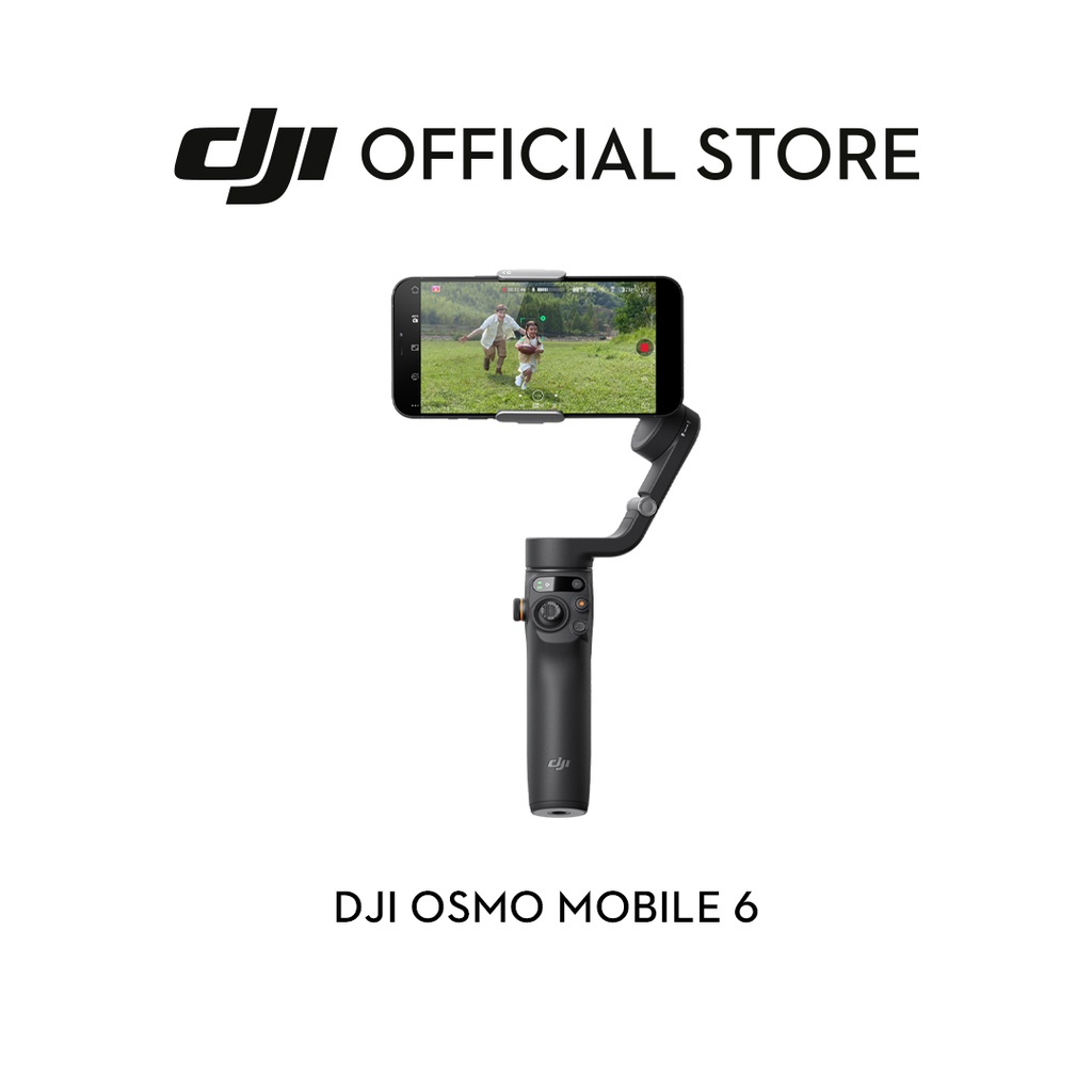 DJI Osmo Mobile 6 - Smartphone Gimbal Stabilizer I 3-Axis Stabilization I Built-In Extension Rod