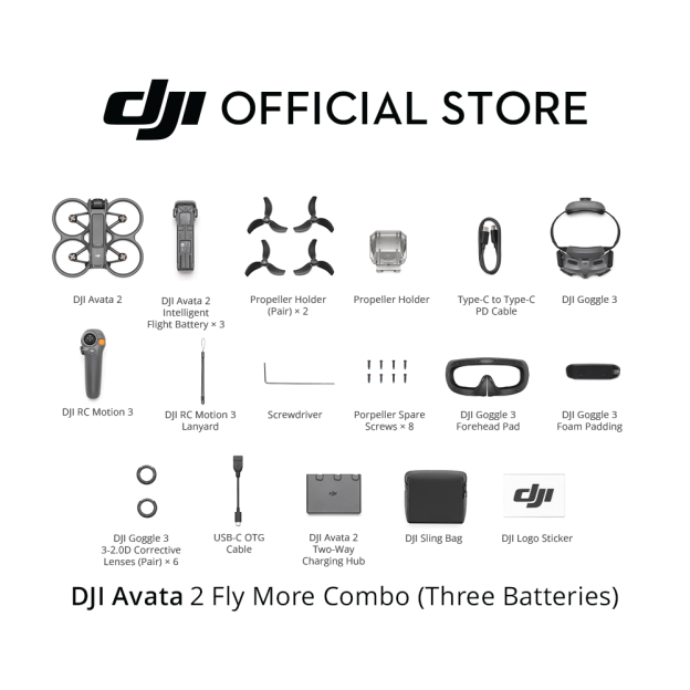 DJI Avata 2 - Camera Drones | Immersive Flight Experience | Intuitive Motion Control | Easy ACRO