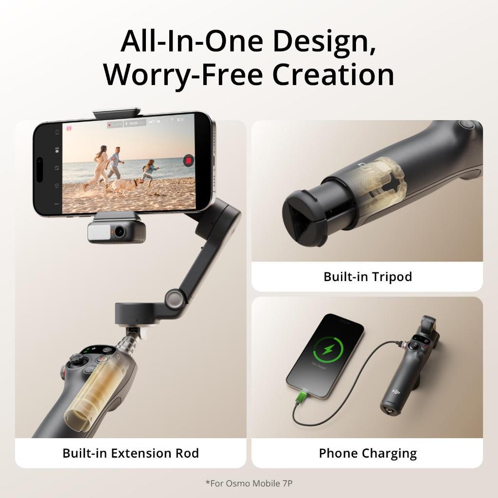 [NEW] DJI Osmo Mobile 7 Series - Handheld Gimbal | 3Axis Stabilization | 10hr Battery Life
