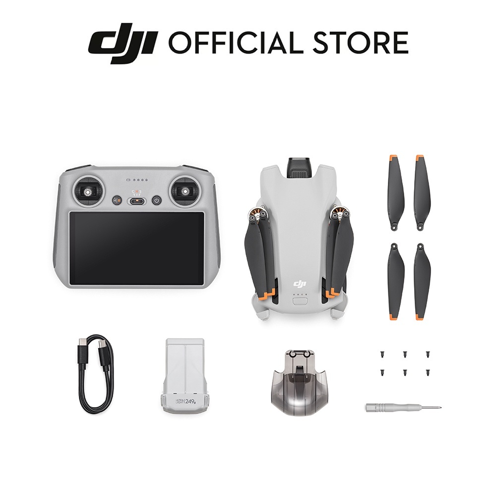 DJI Mini 3 - Camera Drone I Under 249 g I 38/51 Min Flight Time I 4K HDR Video