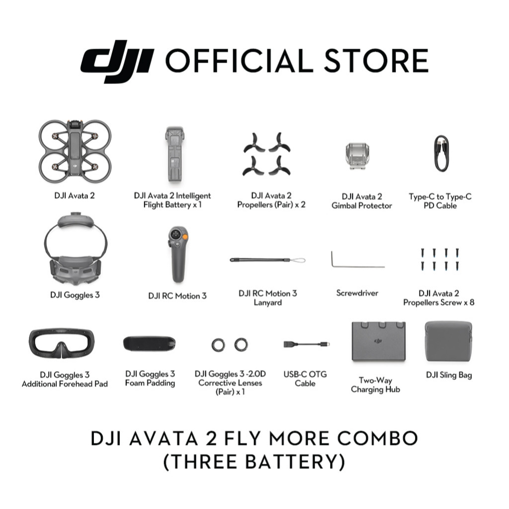 DJI Avata 2 - Camera Drones | Immersive Flight Experience | Intuitive Motion Control | Easy ACRO