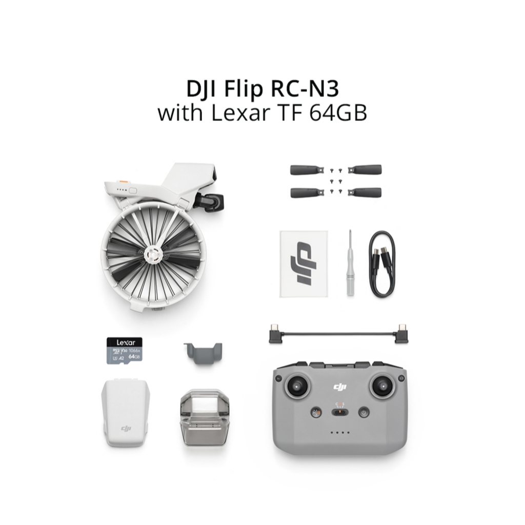 【NEW】DJI Flip Foldable Full-Coverage Propeller Guard | 4K/60fps HDR Video | 31Min Max Flight