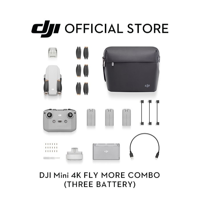 DJI Mini 4K - Light & Portable Camera Drone Under 249g | 4K/30fps High Quality Footage
