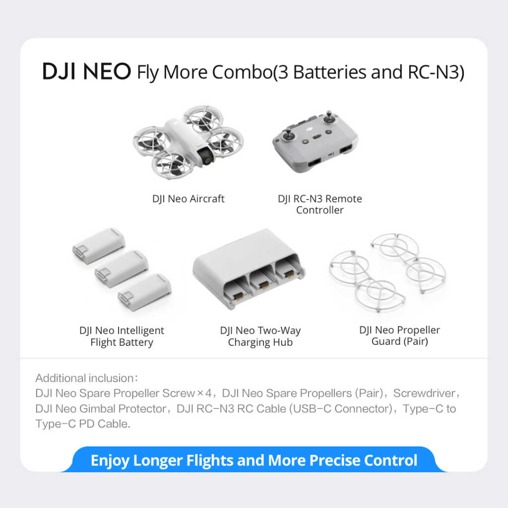 【New Arrival】DJI Neo - Camera Drone | 4K/30fps | 135g Ultra Light Weight | Palm Landing |