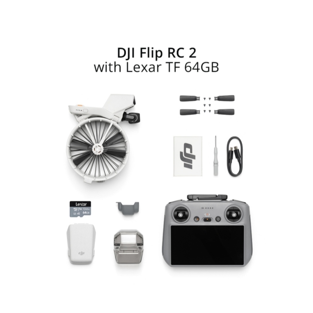 【NEW】DJI Flip Foldable Full-Coverage Propeller Guard | 4K/60fps HDR Video | 31Min Max Flight