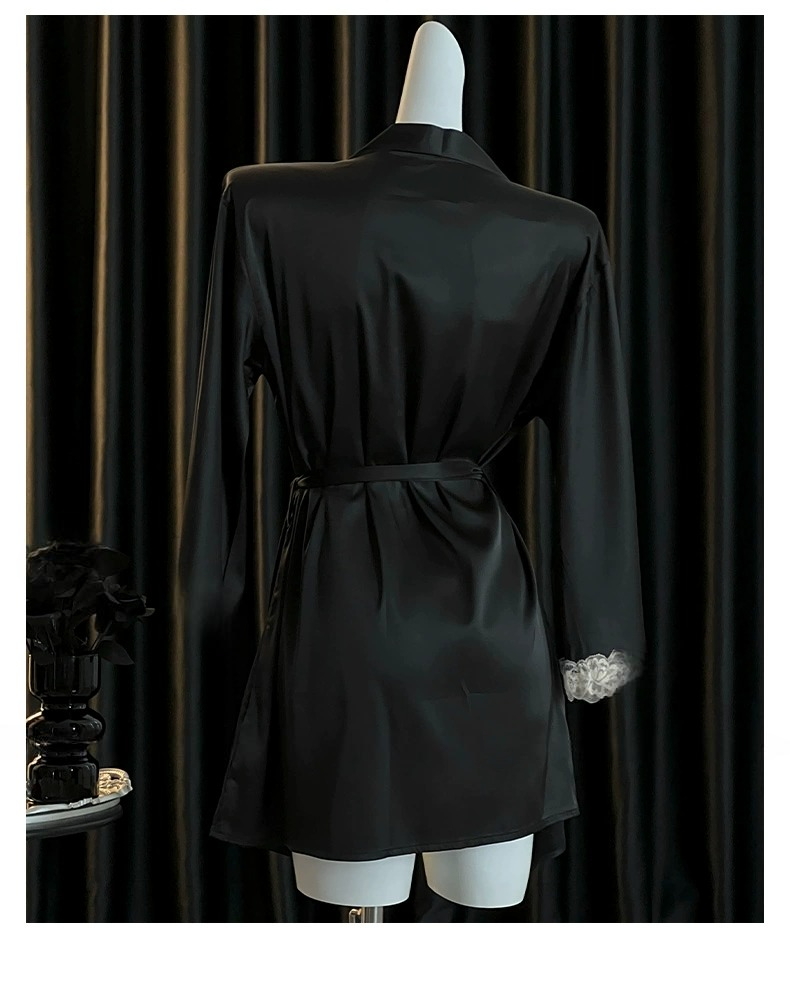 Sexy Lace Home Robe-Elegance