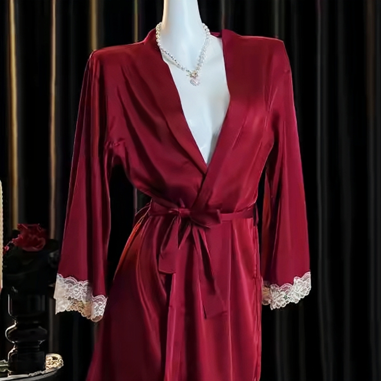 Sexy Lace Home Robe-Elegance