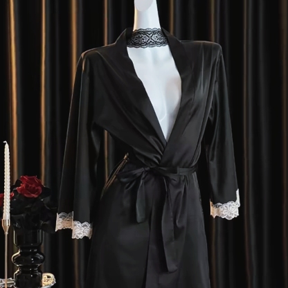Sexy Lace Home Robe-Elegance