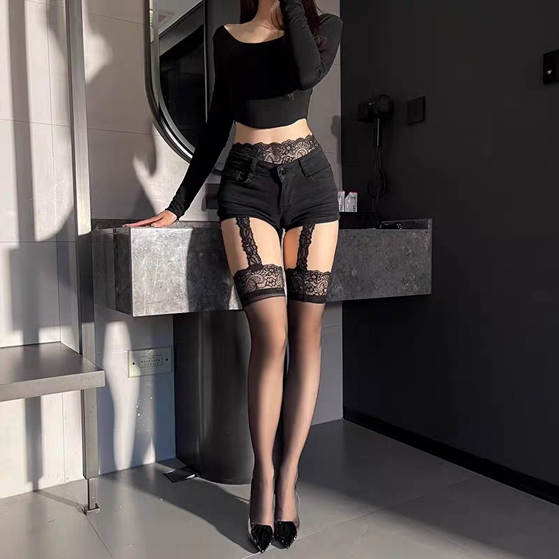 Allure Lace Garter Stockings
