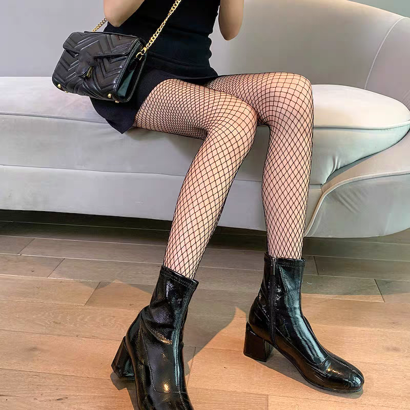 Sexy Hollow-Out Ultra-Stretch Sheer Fishnet Stockings
