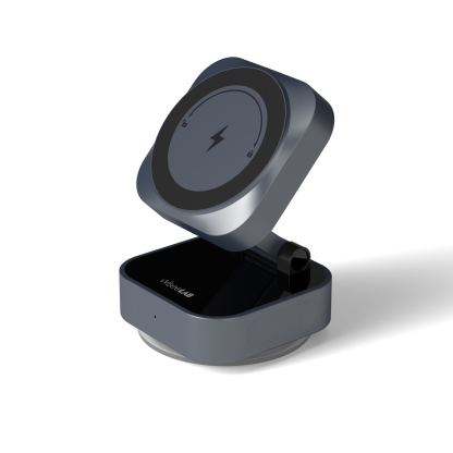 WiseeLAB MagVacuo Charger｜真空吸盤式ワイヤレス充電スタンド