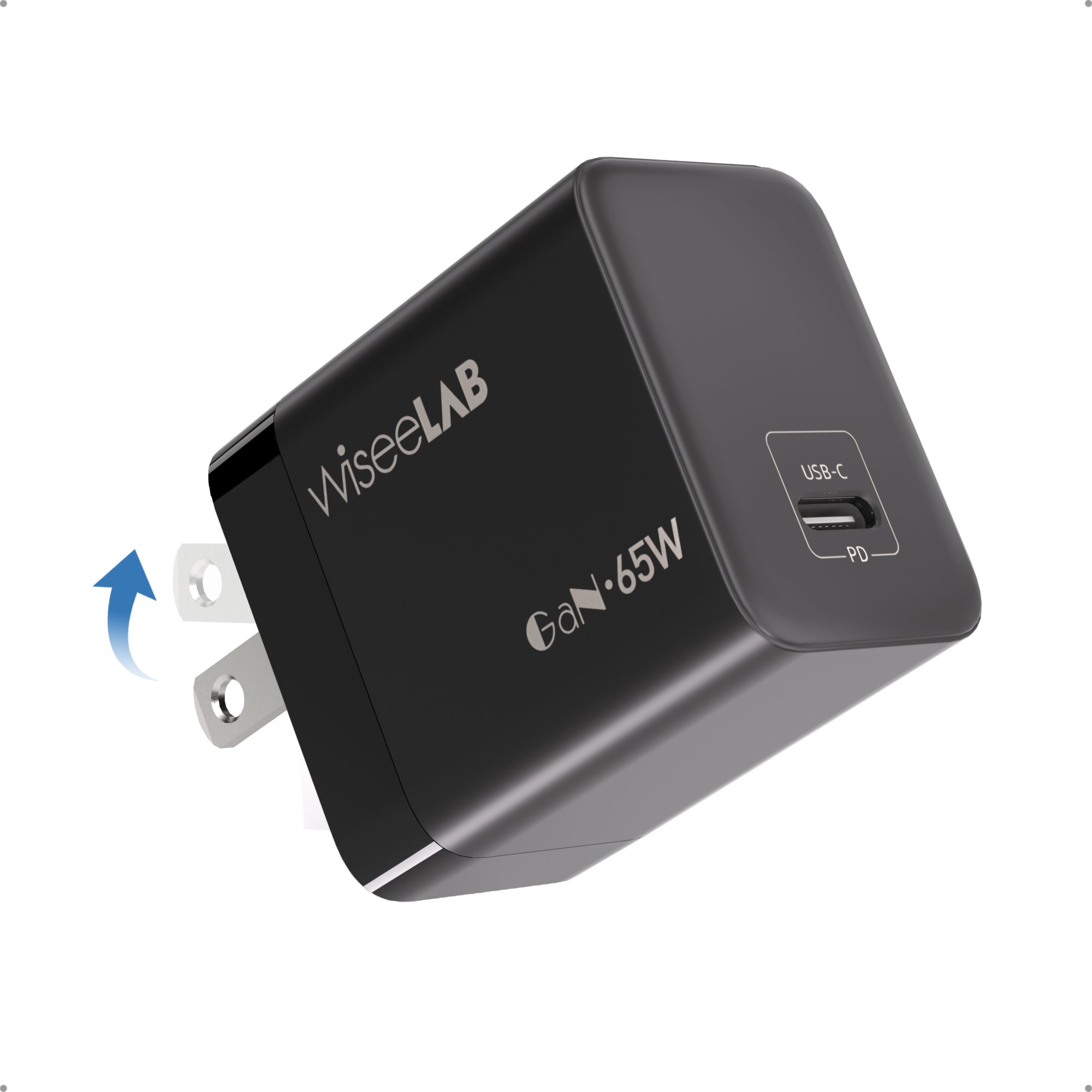 WiseeLAB Charger Q65｜65W急速充電器（USB-C 1ポート）-WiseeLAB公式オンラインショップ