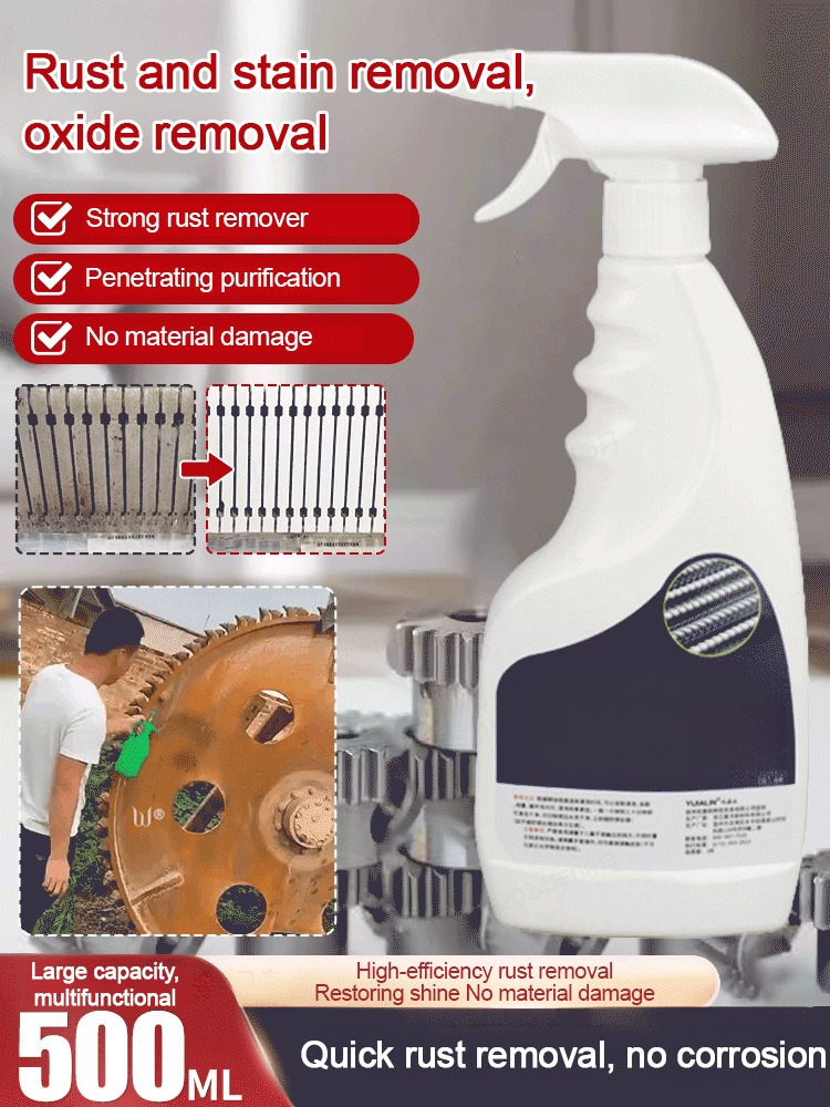 Remove rust in 3s, prevents rust for 50 years.🏗️