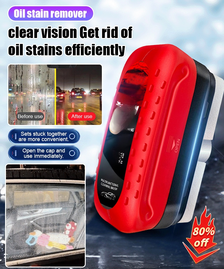Powerful Decontamination Car Glass Oil Film Wipe