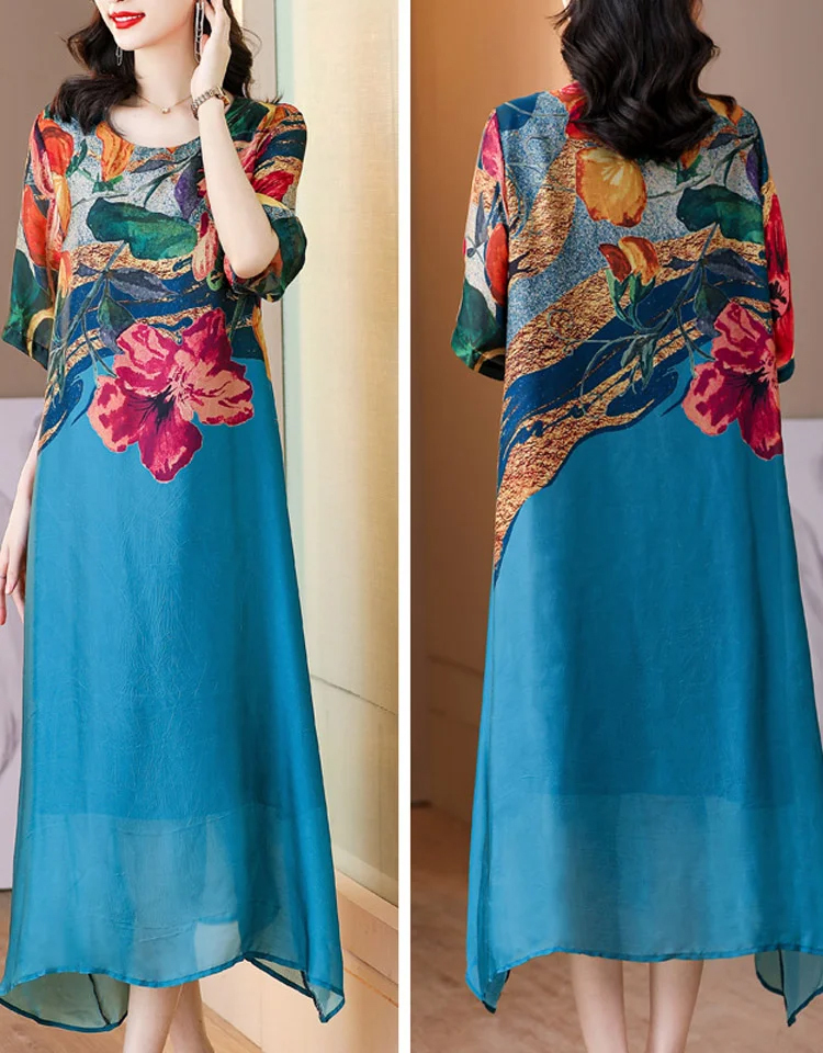 🌸2025 Italian new silk dress