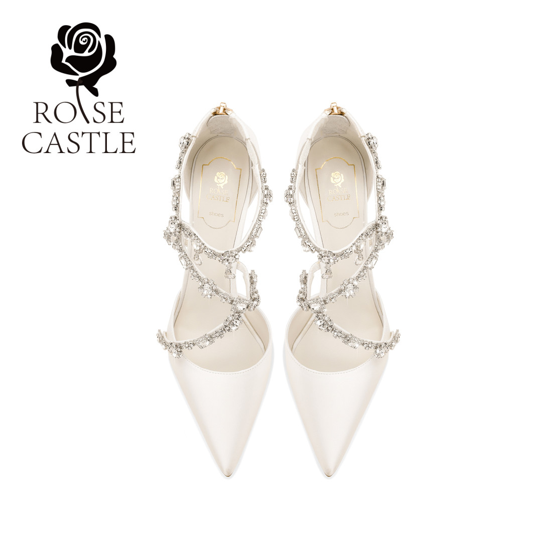 French Rhinestone Heels