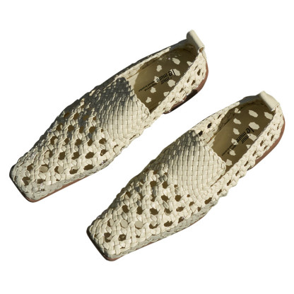 Francoise Handwoven Mules