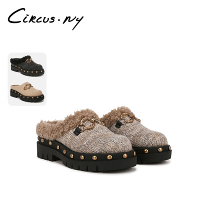Annie Fleece Mules