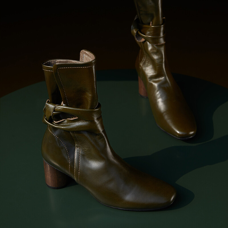 Lauranne Wrapped strap boots