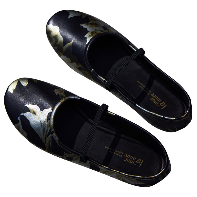 Laonore Chinese-style retro flats