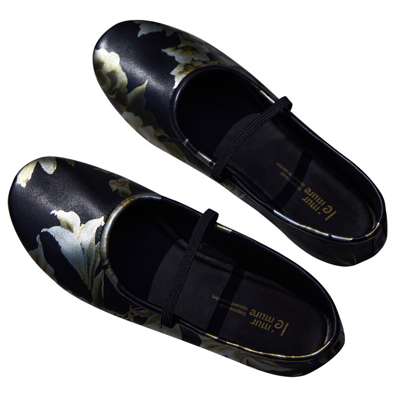 Laonore Chinese-style retro flats