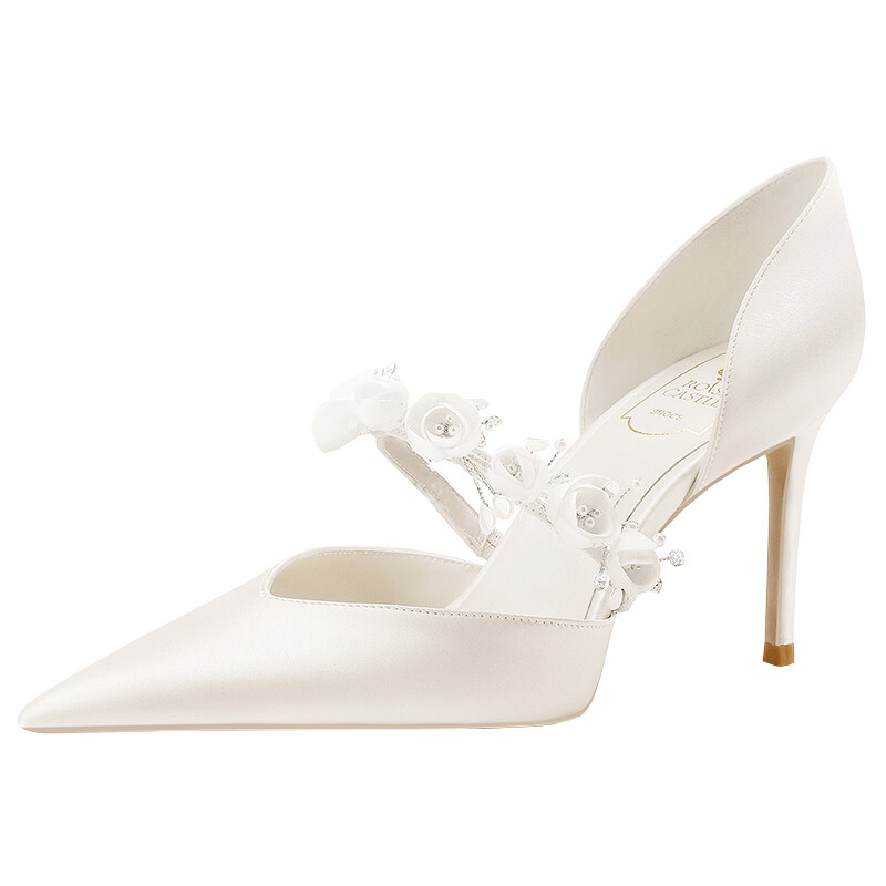 Floral French High Heels