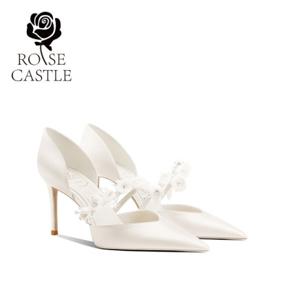 Floral French High Heels