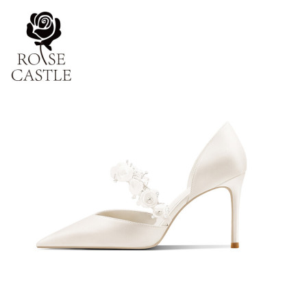 Floral French High Heels