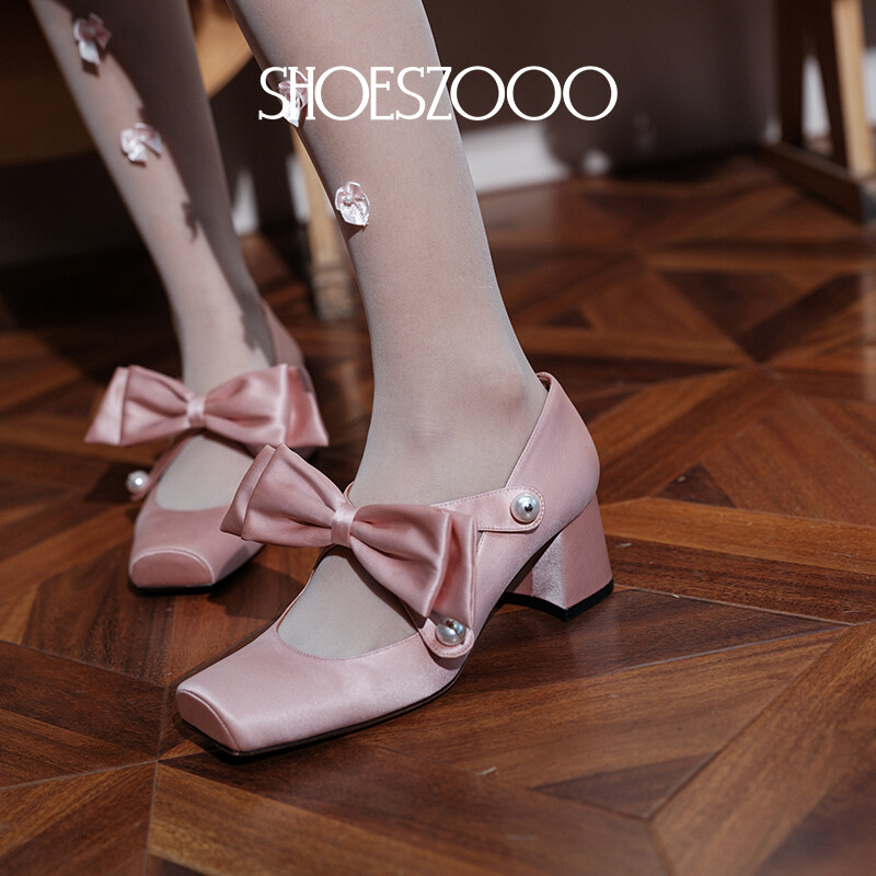 Bowknot Girl High Heels