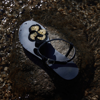 Handcrafted Sandals with Cast Bronze Relief