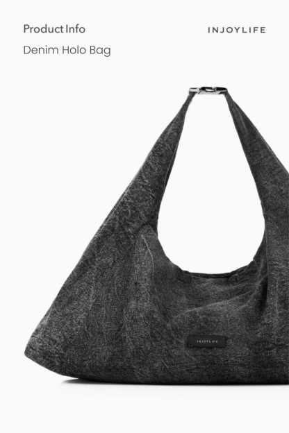 Denim Holo Bag
