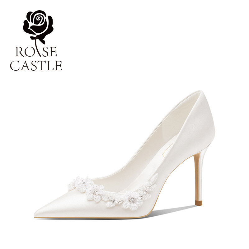 Edelweiss French Bridal Heels