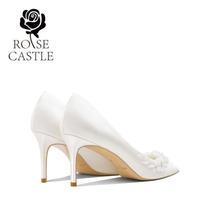 Edelweiss French Bridal Heels